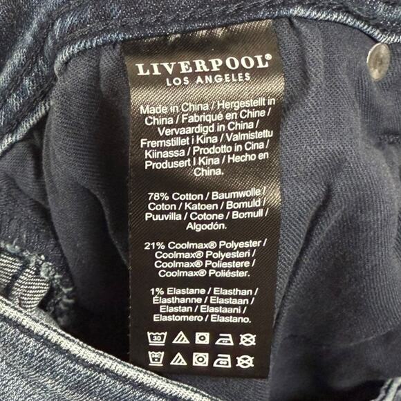 Liverpool Los Angeles Men's Jeans 31W 30L Slim Cut Medium Wash Stretch - Picture 4 of 4